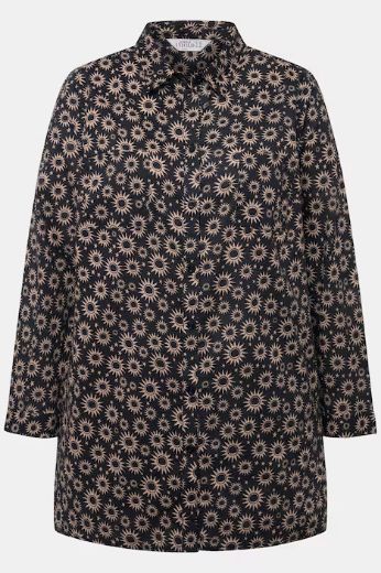 Plus size veliki brojevi Bluza dugih rukava s manžetama za punije