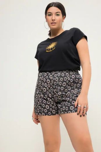 Plus size veliki brojevi Hlače kratke visokog struka za punije