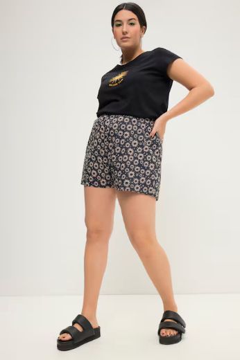Plus size veliki brojevi Hlače kratke visokog struka za punije
