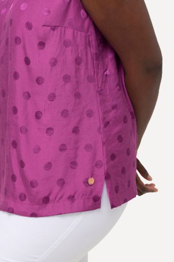 Plus size veliki brojevi Bluza bez rukava V izreza za punije