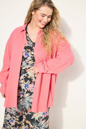 Plus size veliki brojevi Bluza na kopčanje za punije