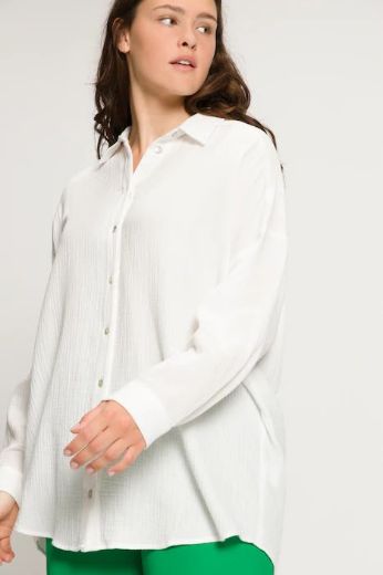 Plus size veliki brojevi Bluza na kopčanje za punije