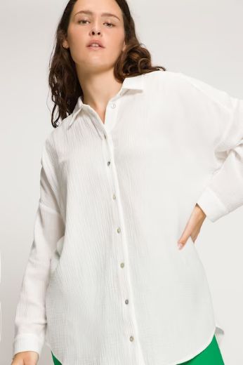 Plus size veliki brojevi Bluza na kopčanje za punije
