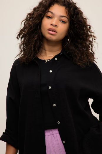 Plus size veliki brojevi Bluza na kopčanje za punije