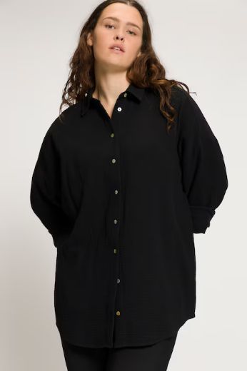 Plus size veliki brojevi Bluza na kopčanje za punije