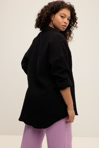 Plus size veliki brojevi Bluza na kopčanje za punije