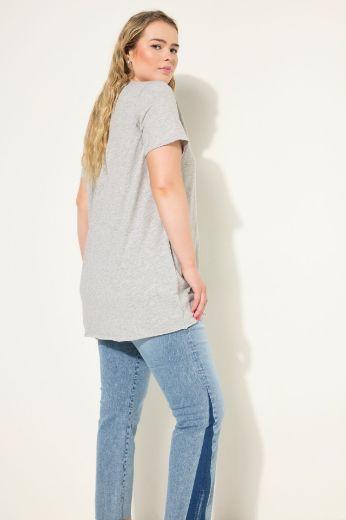 Plus size veliki brojevi Majica V ovratnika za punije