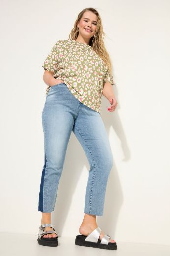 Plus size veliki brojevi Traperice visokog struka za punije