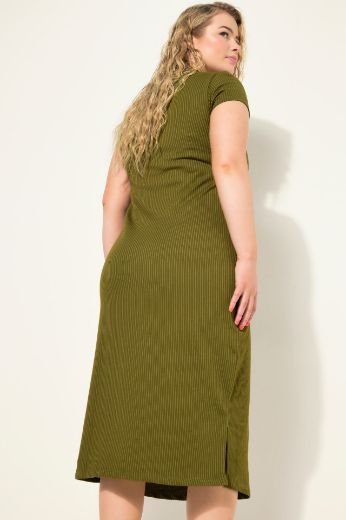 Plus size veliki brojevi Haljina Midi uskog kroja za punije