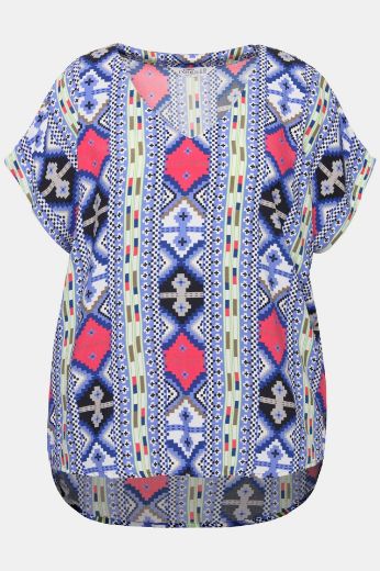 Plus size veliki brojevi Bluza V izreza širi model za punije