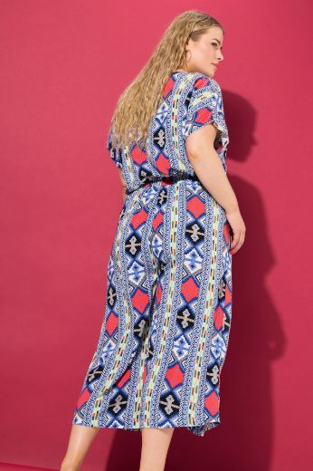 Plus size veliki brojevi Hlače visokog struka širokih nogavica za punije