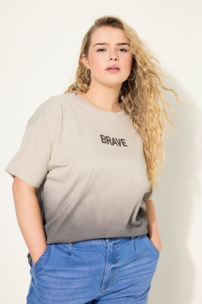 Veliki brojevi Majica kratkih rukava šireg kroja moda za punije