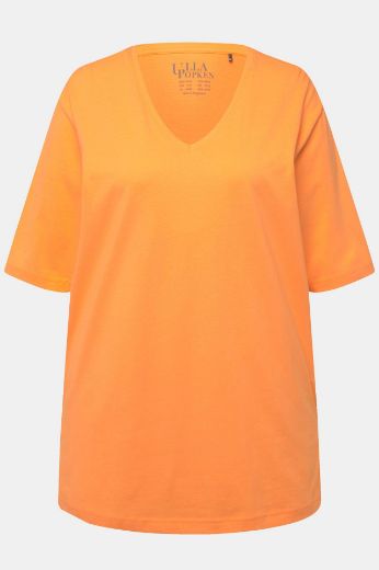 Plus size veliki brojevi Majica V izrez Basic za punije