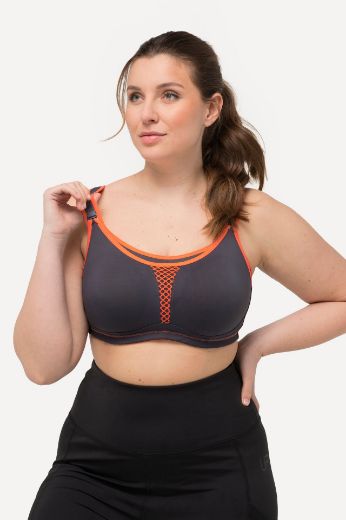 Plus size veliki brojevi Grudnjak sportski s podesivim naramenicama za punije
