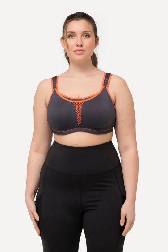 Plus size veliki brojevi Grudnjak sportski s podesivim naramenicama za punije
