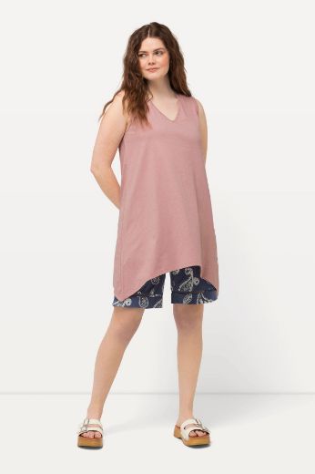 Plus size veliki brojevi Haljina na pruge za punije