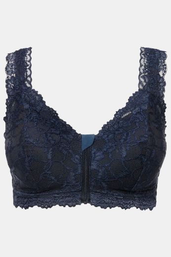 Plus size veliki brojevi Grudnjak na prednje kopčanje s patentnim zatvaračem za punije