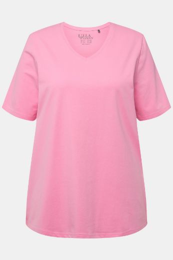 Plus size veliki brojevi Majica V izreza A kroja kratkih rukava za punije