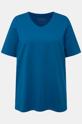 Plus size veliki brojevi Majica V izreza A kroja kratkih rukava za punije