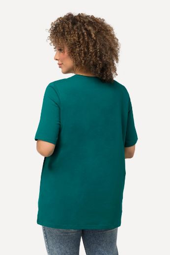 Plus size veliki brojevi Majica V izreza A kroja kratkih rukava za punije