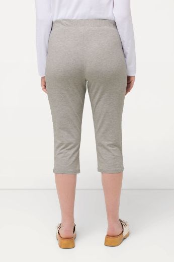 Plus size veliki brojevi Hlače Capry s ukrasnom čipkom za punije