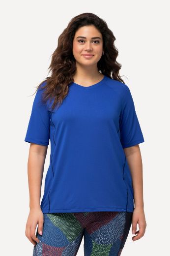 Plus size veliki brojevi Majica sportska kratkih rukava V izreza za punije