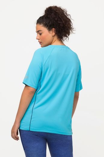 Plus size veliki brojevi Majica sportska kratkih rukava V izreza za punije
