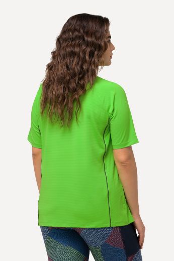Plus size veliki brojevi Majica sportska kratkih rukava V izreza za punije