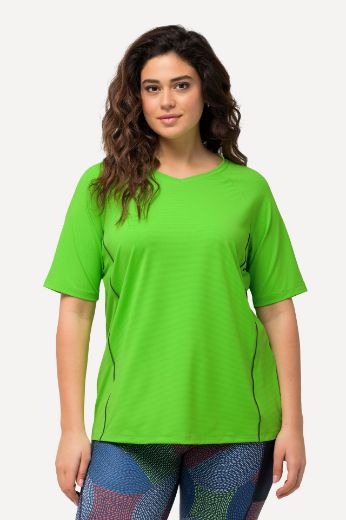 Plus size veliki brojevi Majica sportska kratkih rukava V izreza za punije