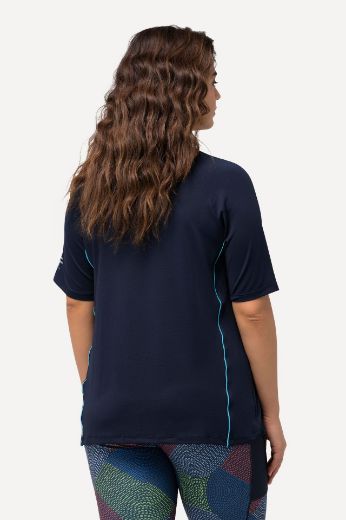 Plus size veliki brojevi Majica sportska kratkih rukava V izreza za punije