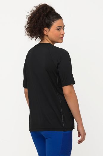 Plus size veliki brojevi Majica sportska kratkih rukava V izreza za punije