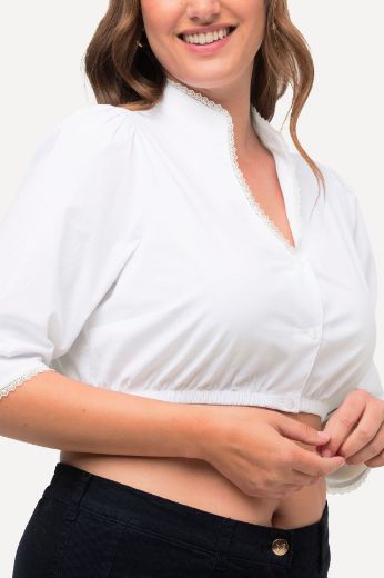 Plus size veliki brojevi Bluza s 3/4 rukavima kratki model za punije
