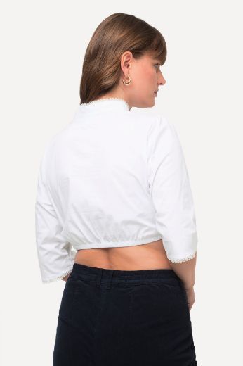 Plus size veliki brojevi Bluza s 3/4 rukavima kratki model za punije