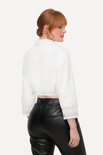 Plus size veliki brojevi Bluza s 3/4 rukavima kratki model za punije