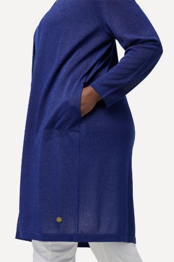 Plus size veliki brojevi Kardigan dugih rukava duži model za punije