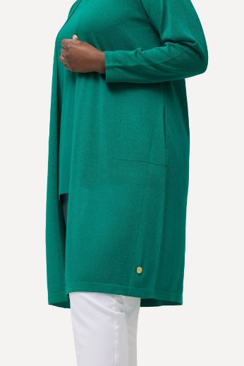 Plus size veliki brojevi Kardigan dugih rukava duži model za punije