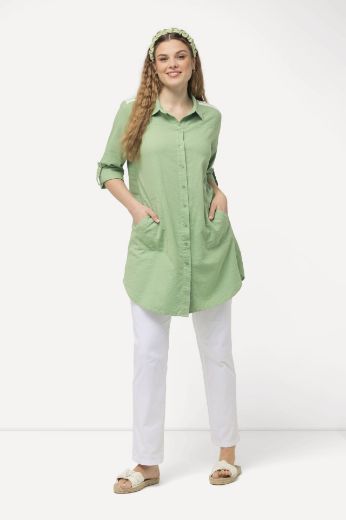 Plus size veliki brojevi Bluza dugih rukava duži model za punije