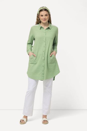 Plus size veliki brojevi Bluza dugih rukava duži model za punije