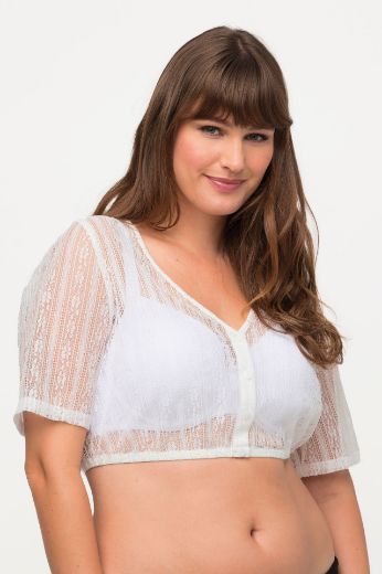 Plus size veliki brojevi Bluza kratkih rukava kratki model za punije