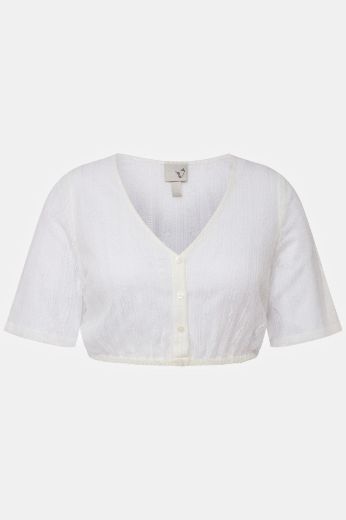 Plus size veliki brojevi Bluza kratkih rukava kratki model za punije