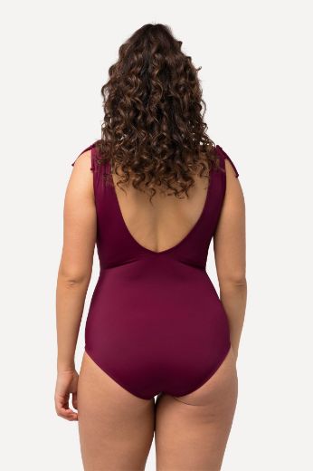 Plus size veliki brojevi Kupaći kostim jednodijelni V izreza za punije