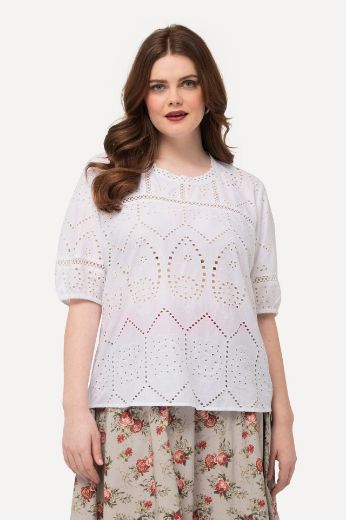Plus size veliki brojevi Bluza kratkih rukava okruglog izreza za punije