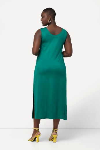 Plus size veliki brojevi Haljina bez rukava V izreza A kroja za punije