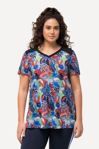 Plus size veliki brojevi Majica kratkih rukava V izreza za punije