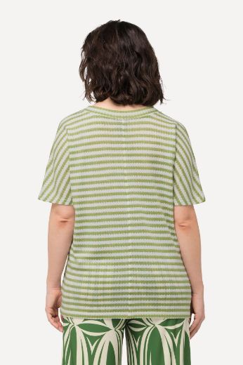 Plus size veliki brojevi Majica kratkih rukava V izreza za punije