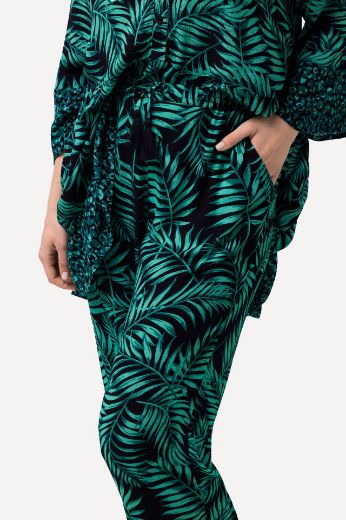 Plus size veliki brojevi Hlače elastičnog struka širih nogavica za punije