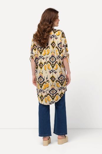 Plus size veliki brojevi Tunika kratkih rukava A kroja za punije