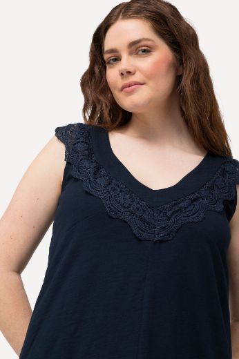 Plus size veliki brojevi Tunika bez rukava V izreza za punije