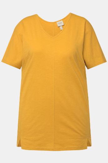 Plus size veliki brojevi Majica kratkih rukava V izreza za punije