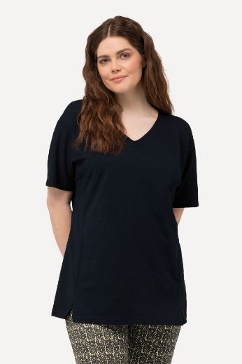Plus size veliki brojevi Majica kratkih rukava V izreza za punije